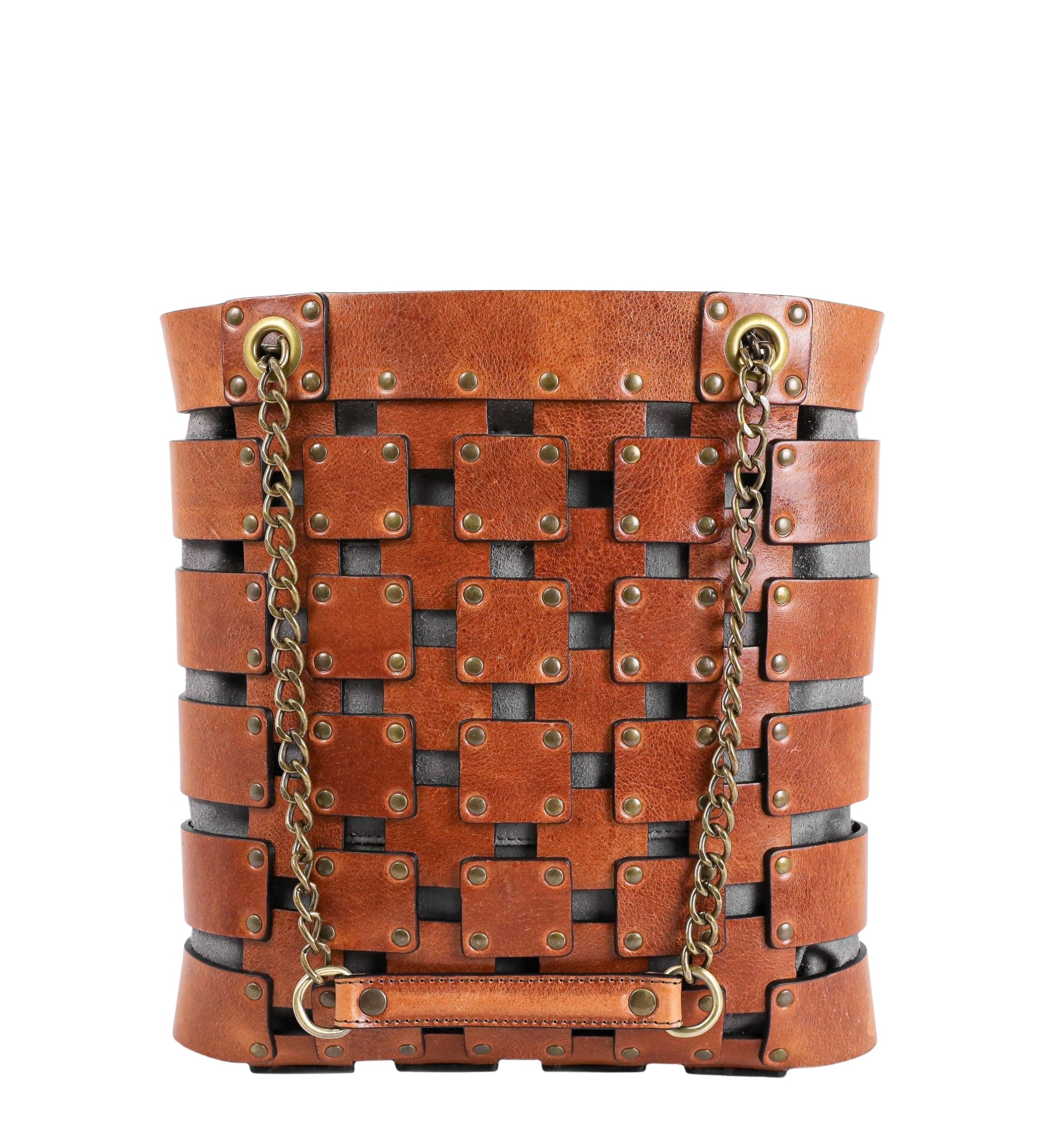 Womens Leather Tote Bag - Jeanne d'Arc