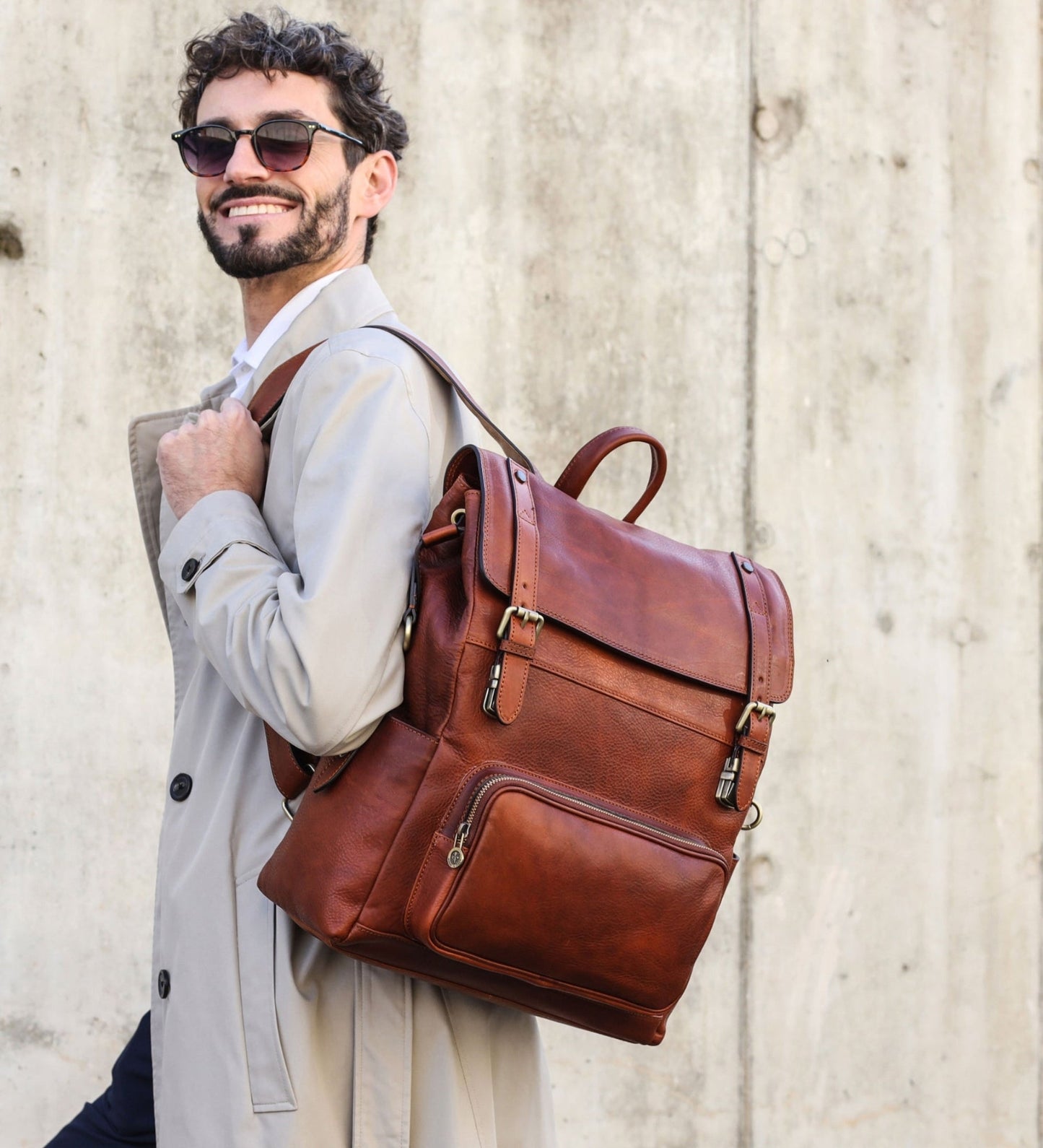 Sac à dos en cuir - The Good Earth