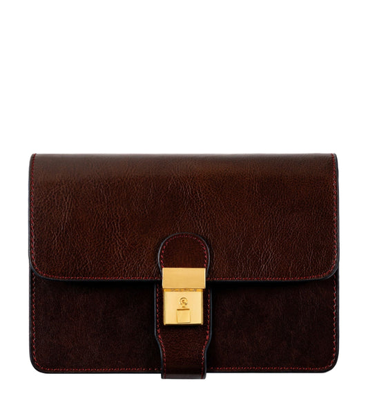 Pochette en cuir - Le Faucon maltais