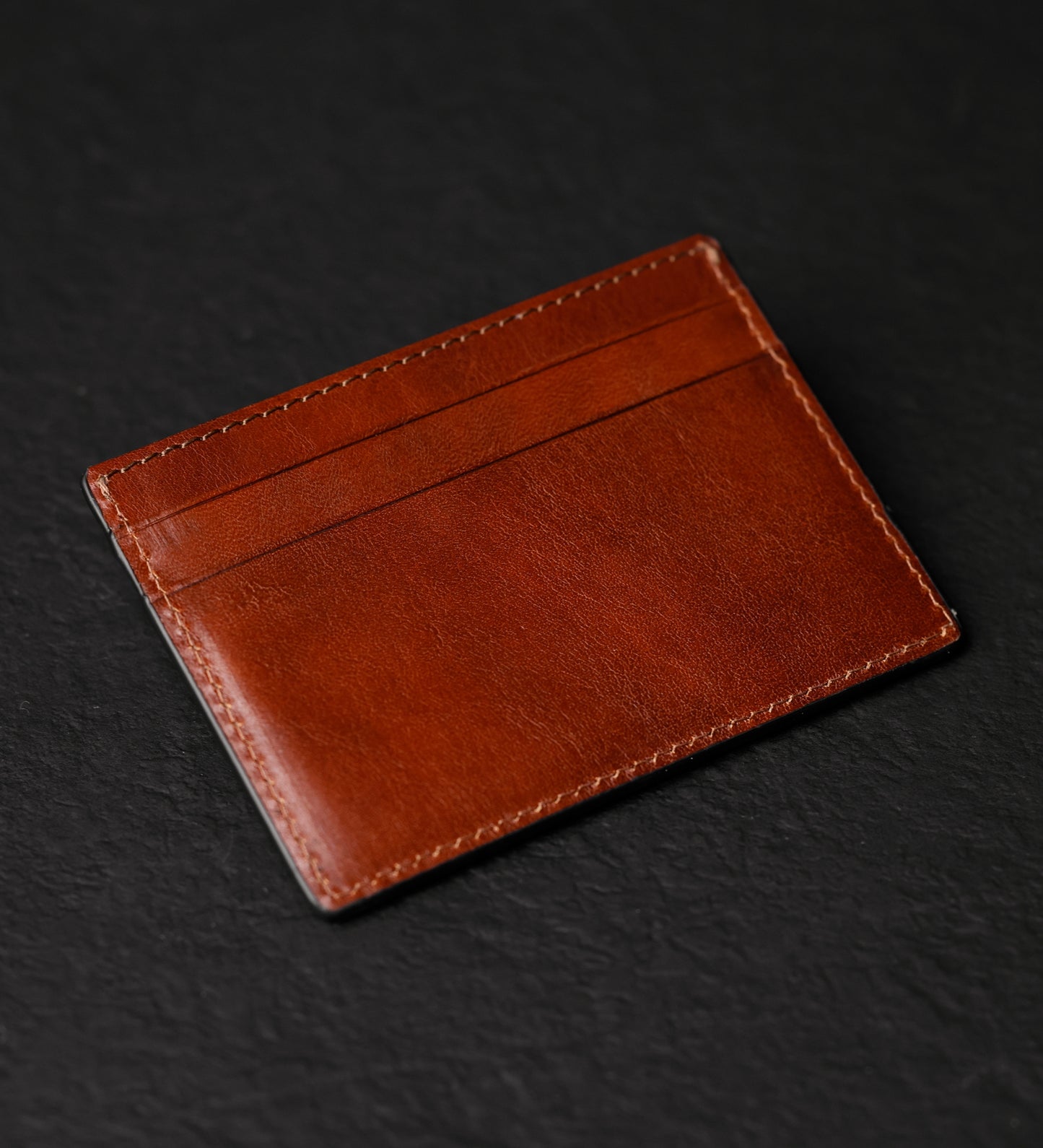 Leather Credit Card Case Business Card Case - Fireflies