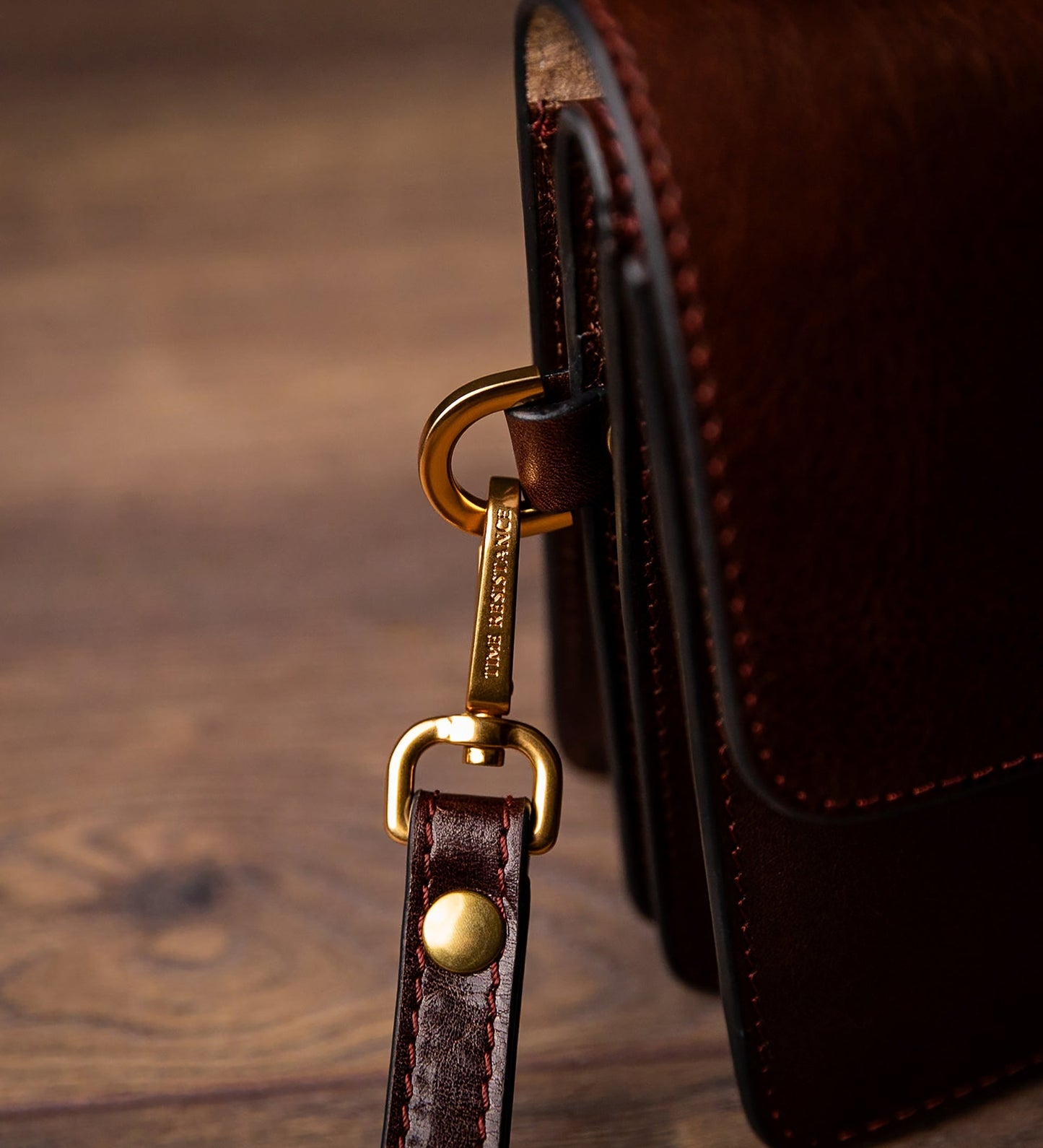 Pochette en cuir - Le Faucon maltais
