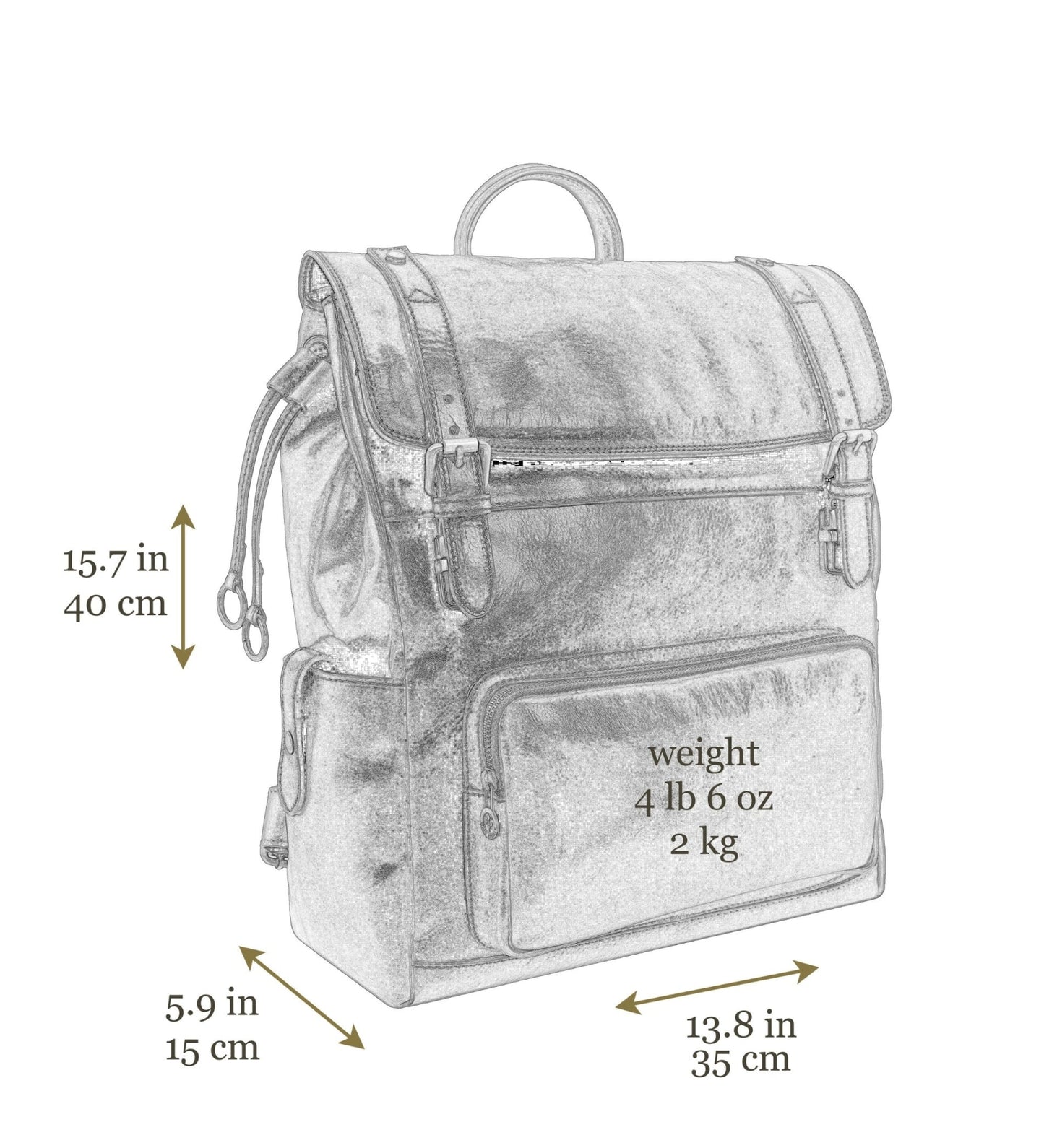Sac à dos en cuir - The Good Earth