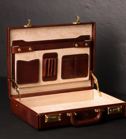 Attaché-case en cuir Porte-documents - The Rainbow