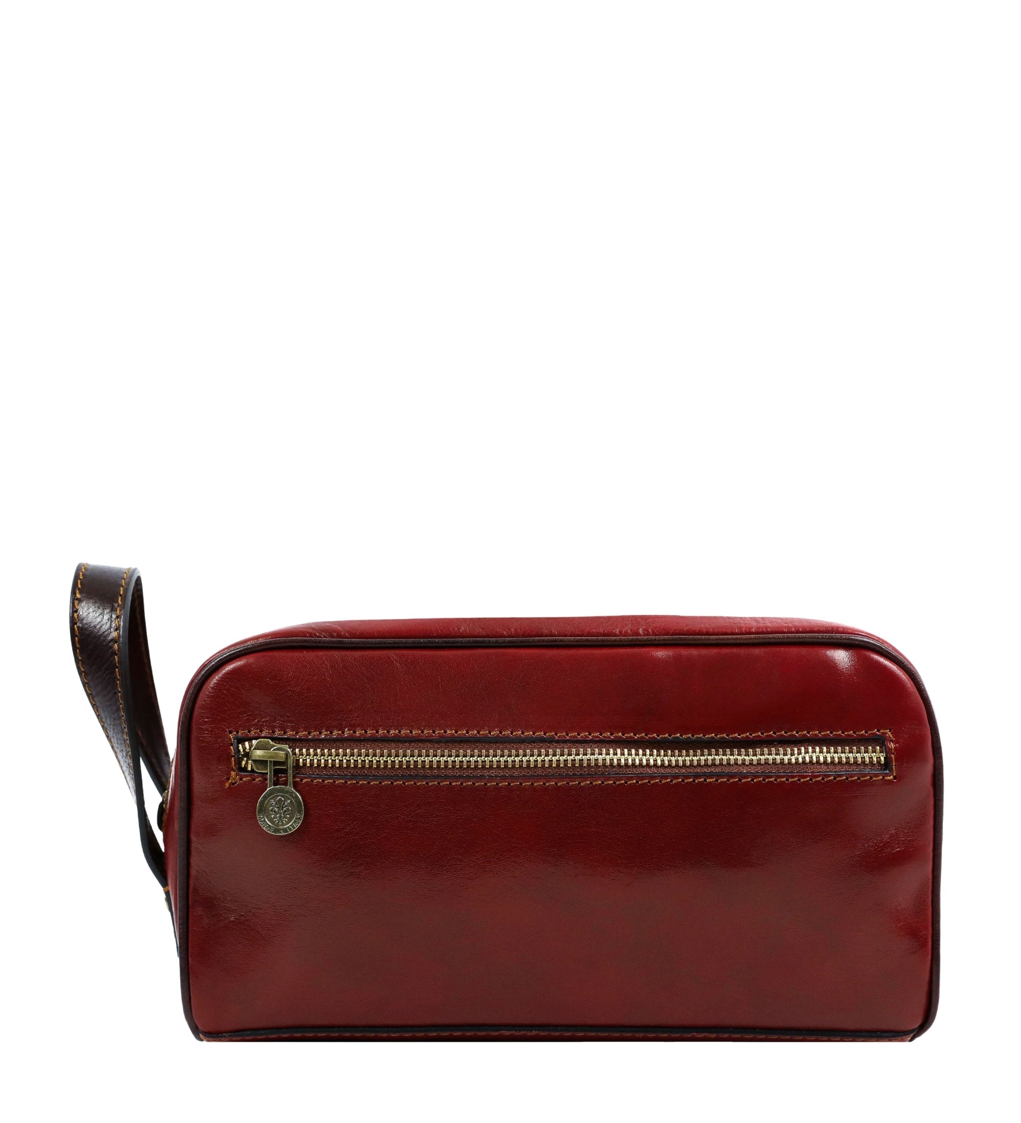 Leather Cosmetic Bag Dopp Kit - All the Kings Men