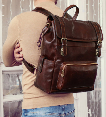 Sac à dos en cuir - The Good Earth