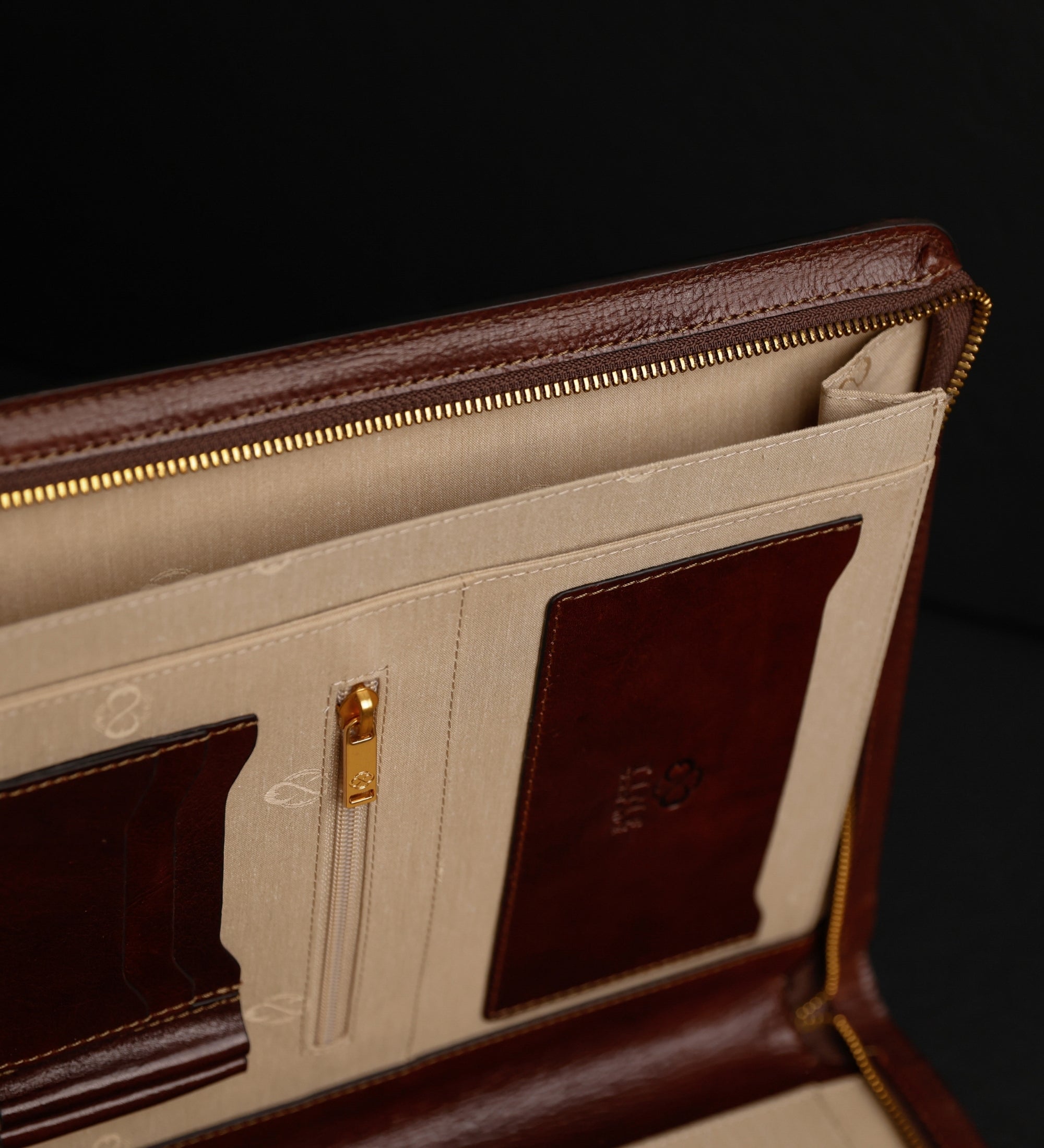 Leather A4 Documents Folder Organizer - Candide