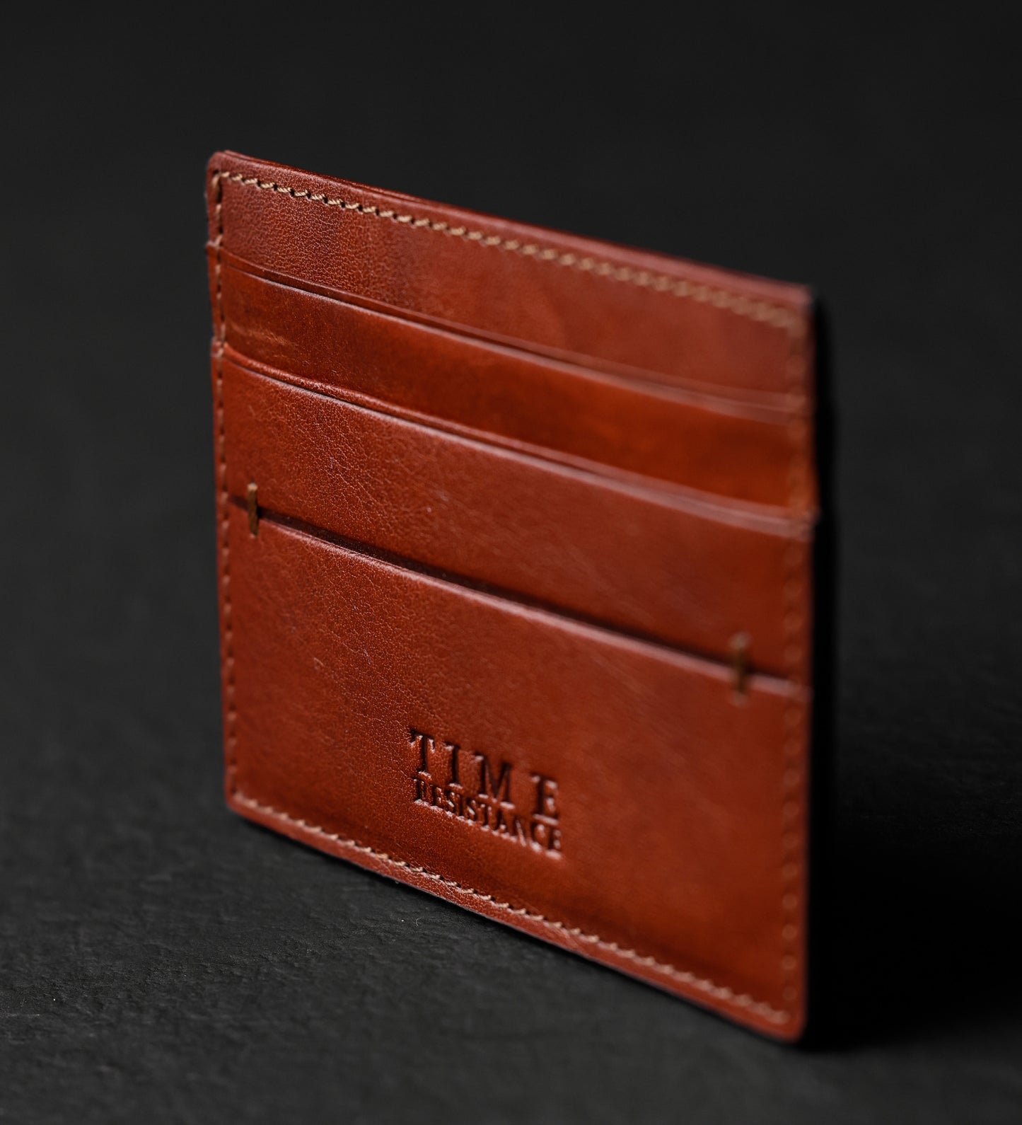 Leather Credit Card Case Business Card Case - Fireflies