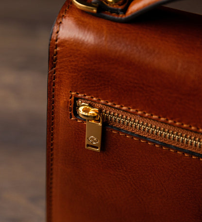 Small Leather Briefcase - Walden