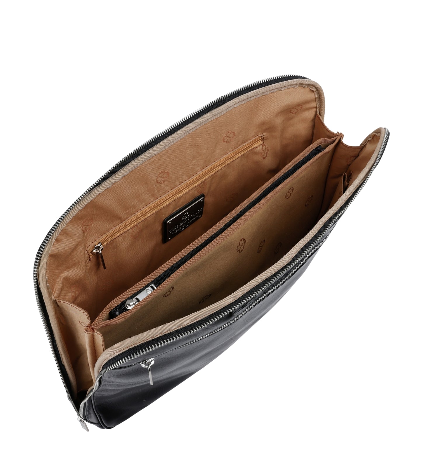 Leather Briefcase Laptop Bag - Brave New World