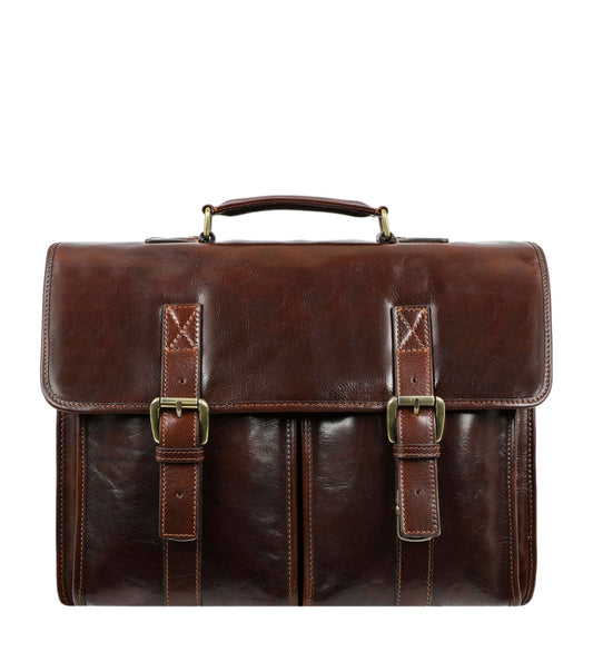 Porte-documents et sacoche en cuir - The Time Machine