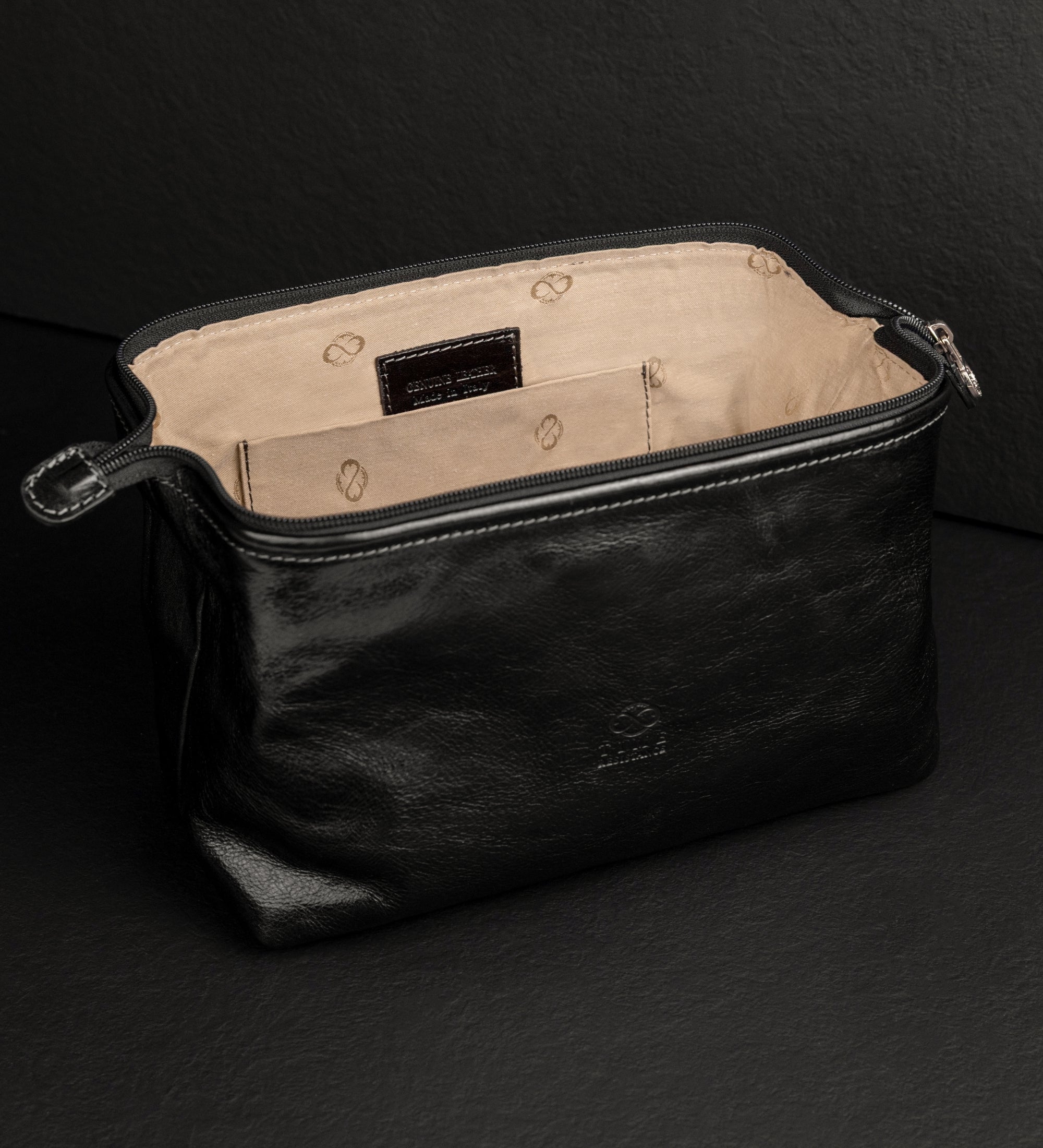Leather Toiletry Bag for Women - Four Past Midnight