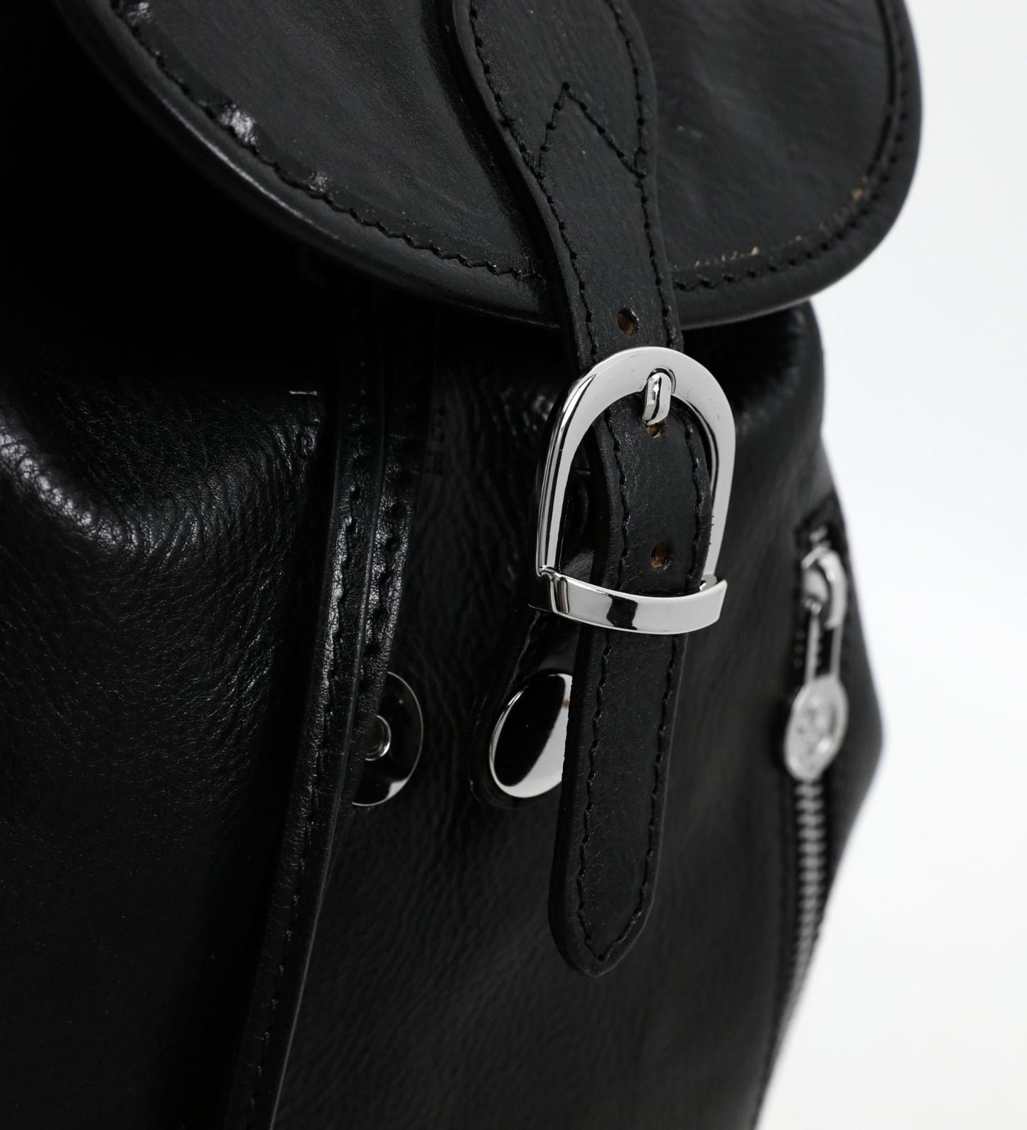 Sac à dos en cuir - White Noise