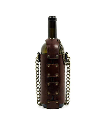 Sac porte-bouteille en cuir - Saving Grapes