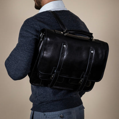 Leather Briefcase Backpack - A Midsummer Night's Dream