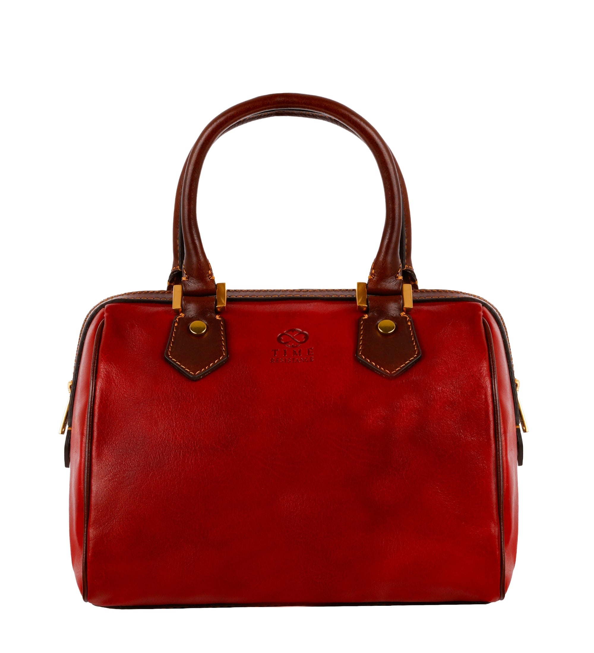 Womens Leather Barrel Bag - Little Dorrit