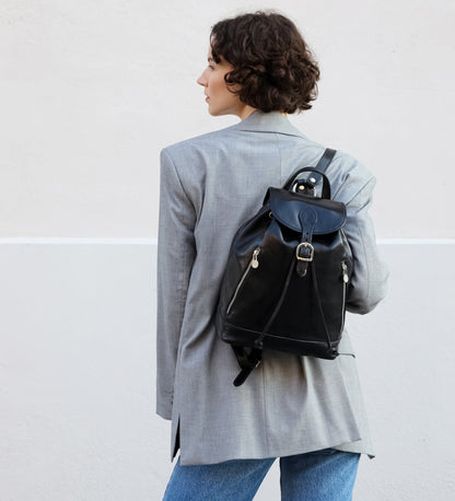 Sac à dos en cuir - White Noise