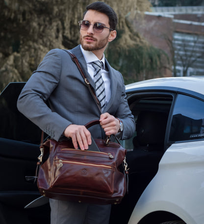 Sac en cuir marron - East of Eden