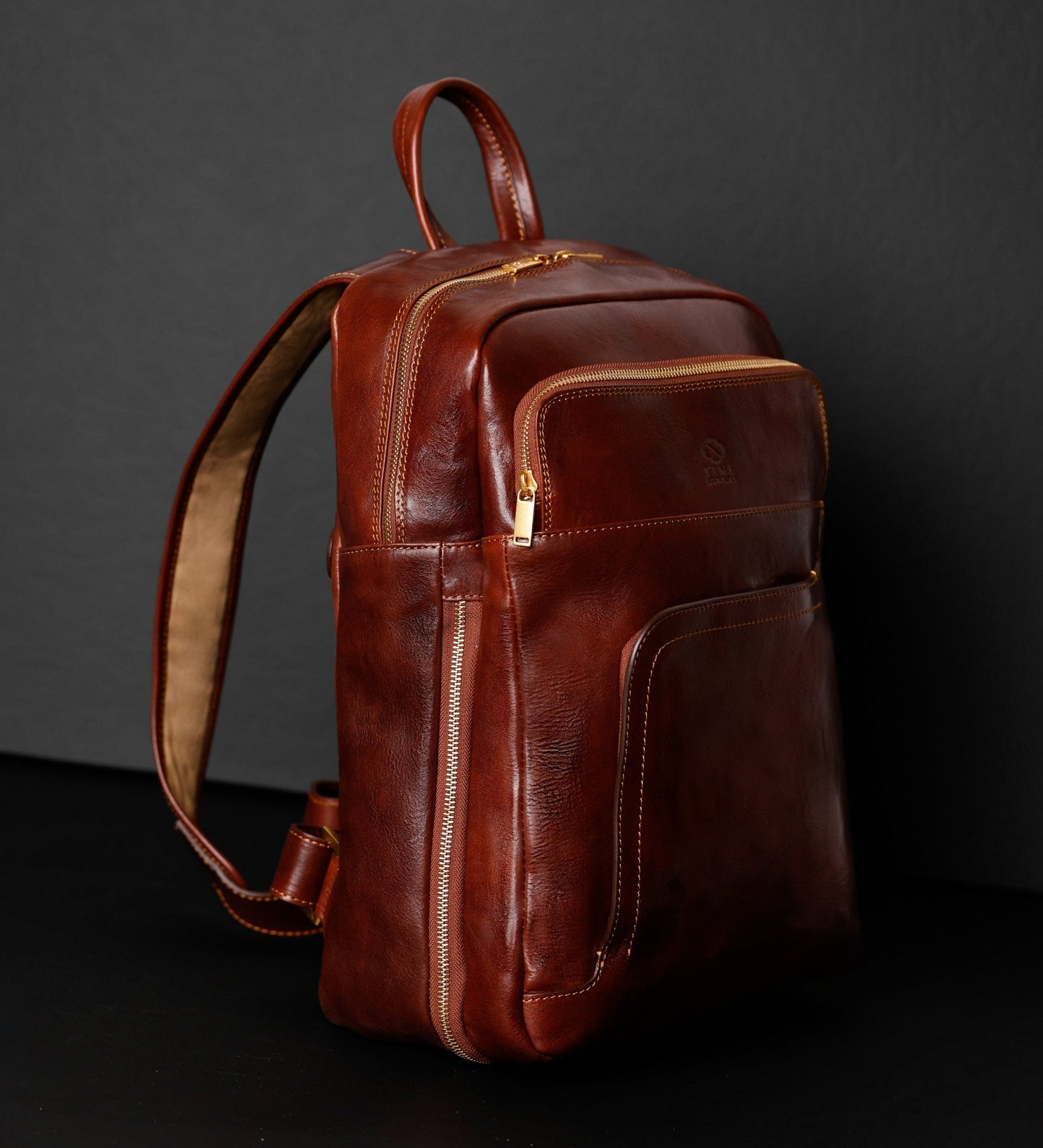 Leather Travel Backpack for Women - L.A. Confidential