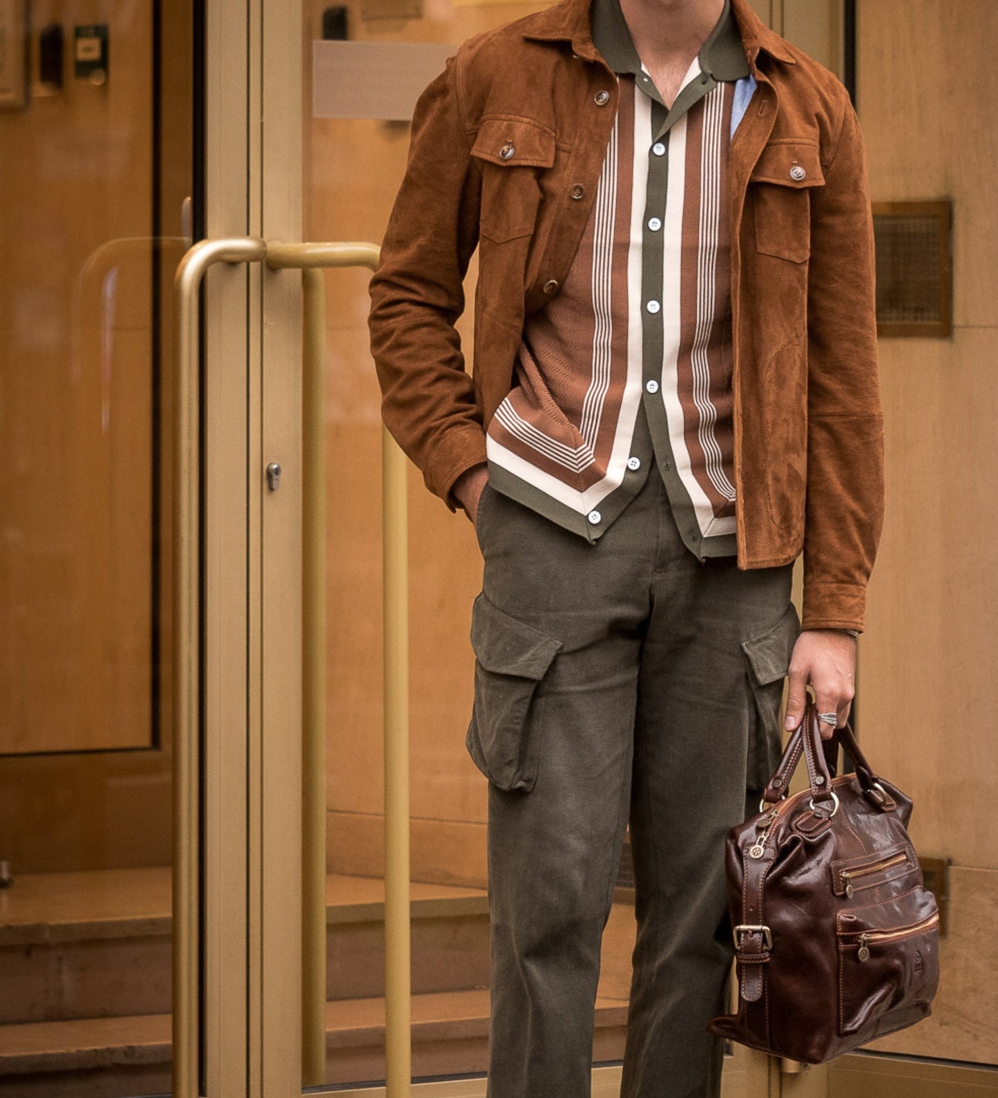 Sac en cuir marron - East of Eden