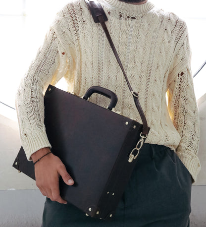 Große Leder-Attaché-Tasche Aktentasche - Parade's End