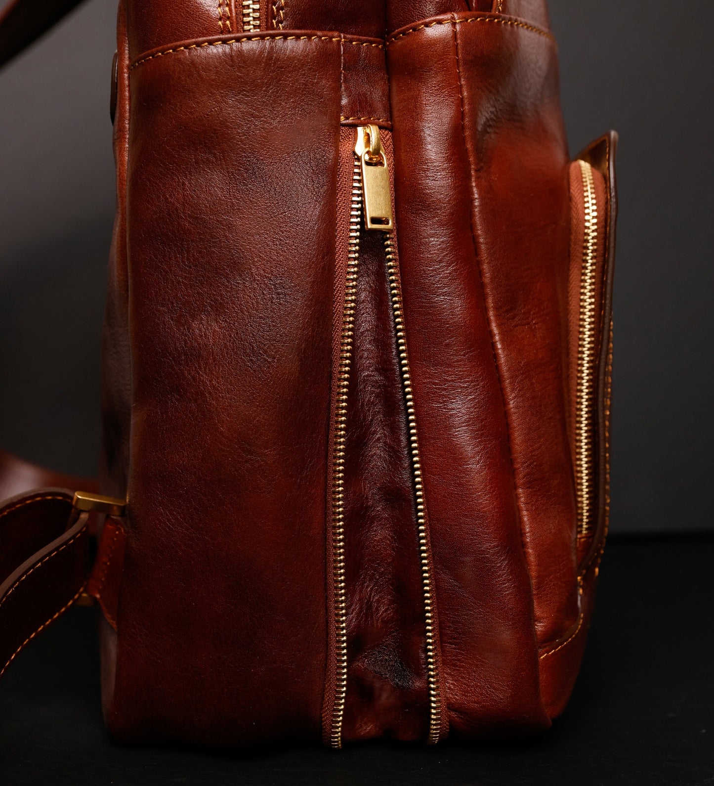 Leather Travel Backpack for Women - L.A. Confidential