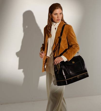 Womens Leather Doctor Bag, Medical Bag, Leather Handbag - Doctor Faustus