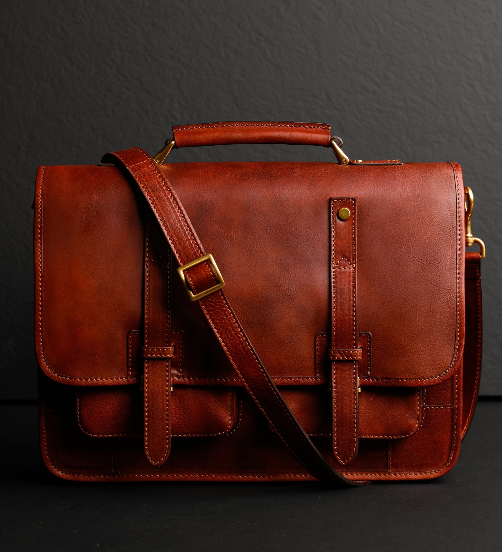 Leather Briefcase Backpack - A Midsummer Night's Dream