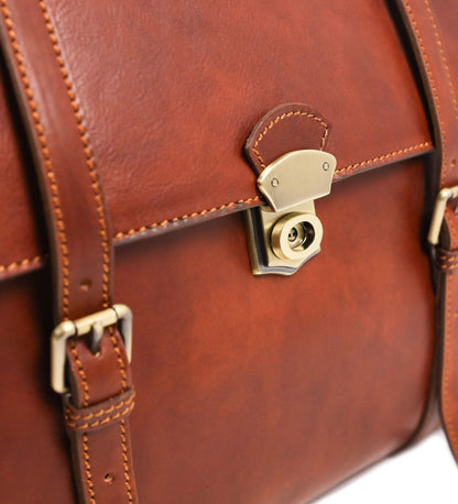 Porte-documents en cuir ceinturé, sac à dos convertible - The Glass Menagerie