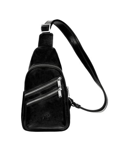 Leder Cross Body Bag Sling Bag - Catch-22
