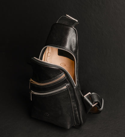 Leder Cross Body Bag Sling Bag - Catch-22