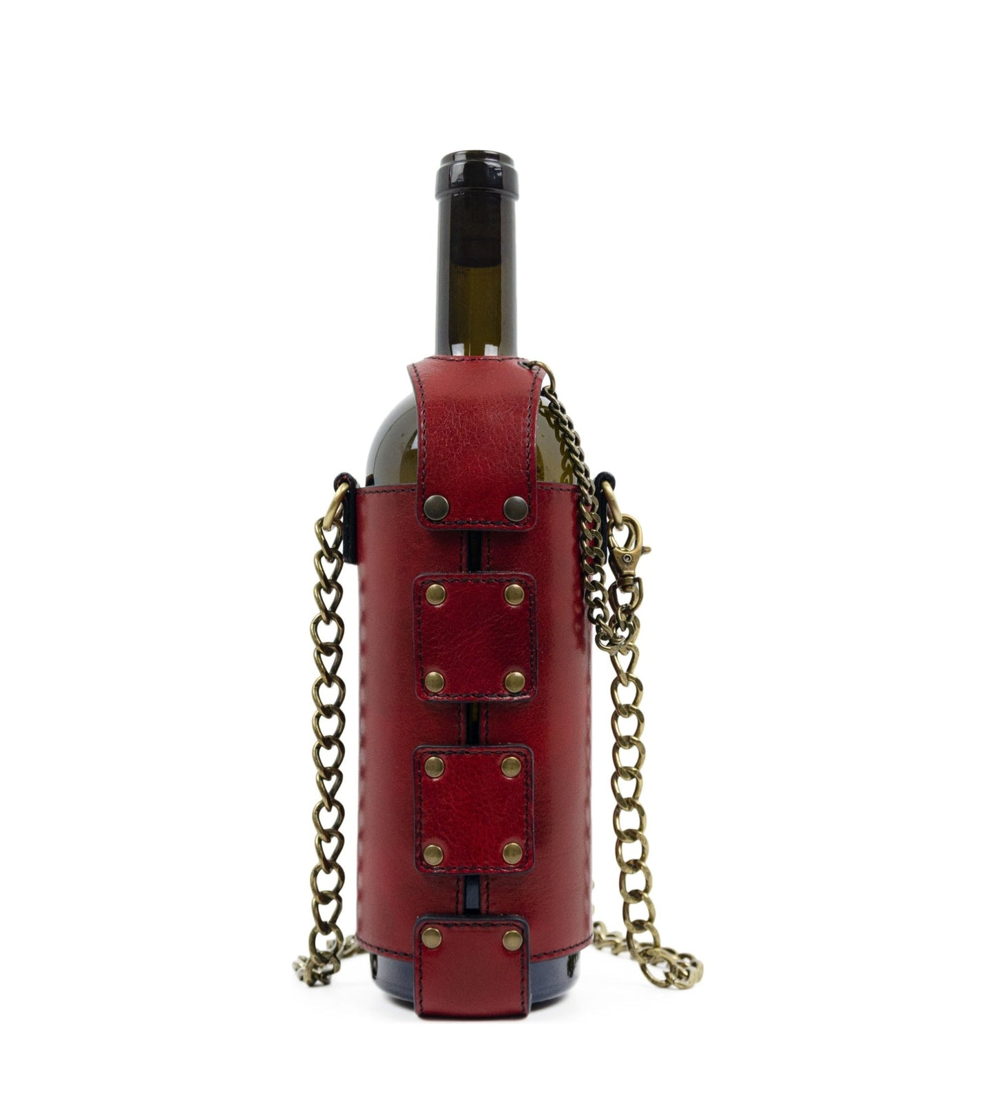 Sac porte-bouteille en cuir - Saving Grapes