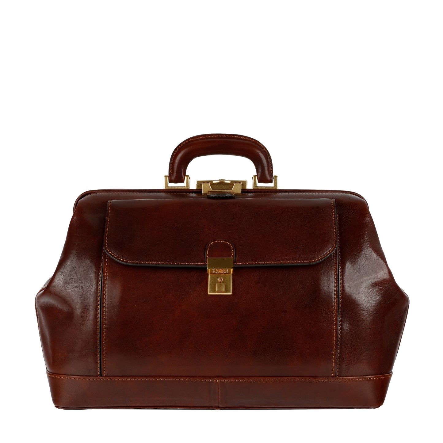 Large Italian Leather Doctor Bag - Hamlet