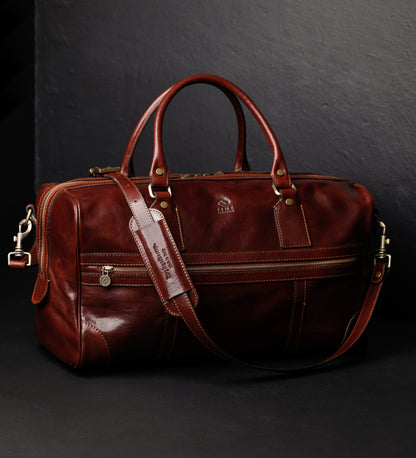 Leather Duffel Bag - To the Lighthouse