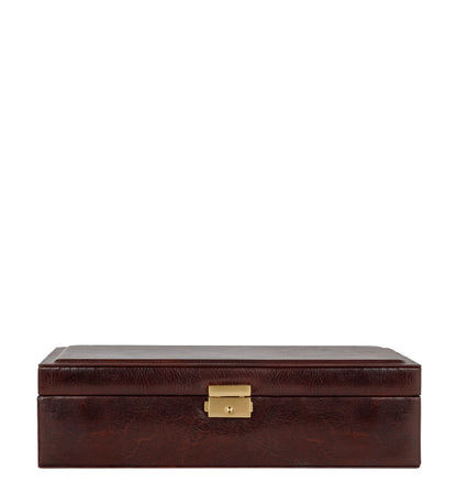 Womens Leather Watch Box Watch Organizer - Herzog