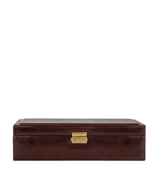 Womens Leather Watch Box Watch Organizer - Herzog