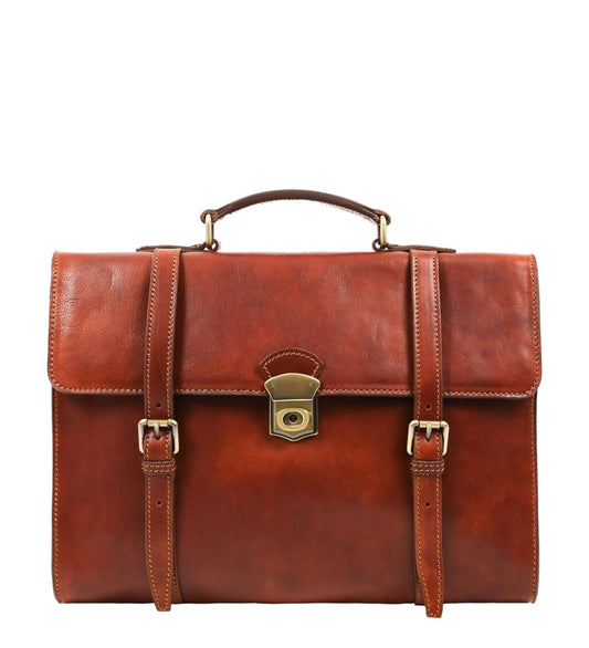 Porte-documents en cuir ceinturé, sac à dos convertible - The Glass Menagerie
