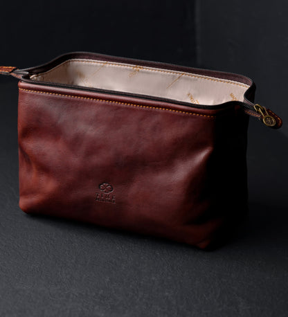 Trousse de toilette en cuir - Four Past Midnight
