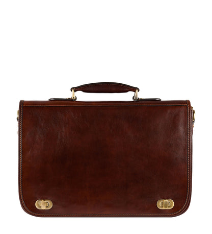 Sacoche en cuir pour ordinateur portable - Illusions