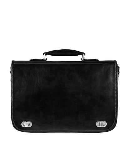 Sacoche en cuir pour ordinateur portable - Illusions