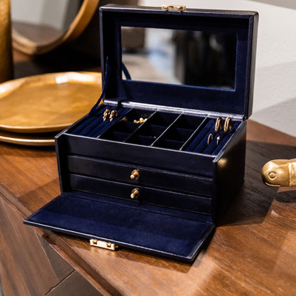 Leather Jewelry Box - Beloved Accessories Time Resistance   