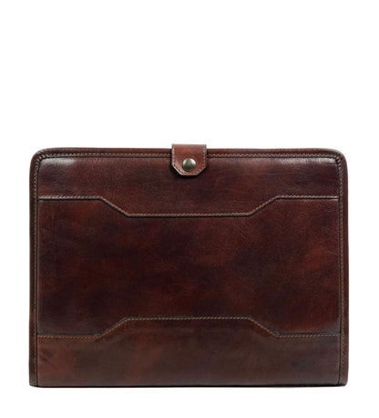 Womens Leather A4 Documents Folder Organizer - The Call of the Wild