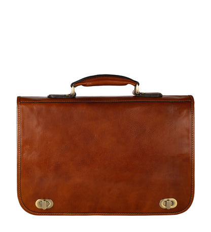 Sacoche en cuir pour ordinateur portable - Illusions