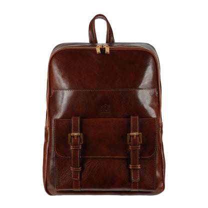 Large Leather Backpack for Men - The Divine Comedy