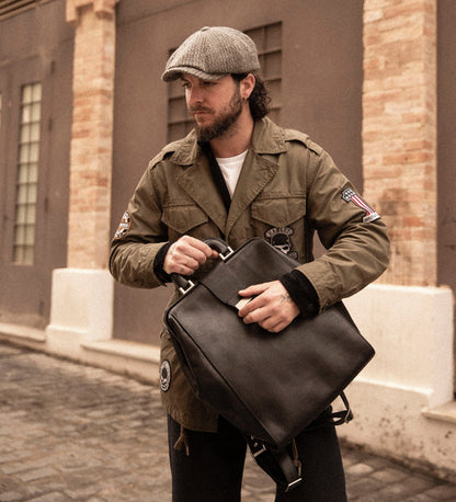 Sac à dos en cuir - A Brief Story of Time