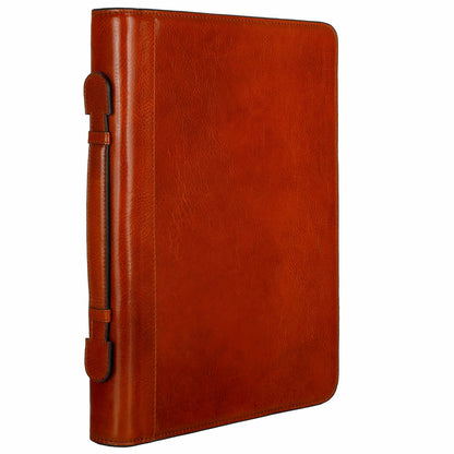 Leather Portfolio with Binder - Joy in the Morning