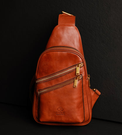 Leder Cross Body Bag Sling Bag - Catch-22