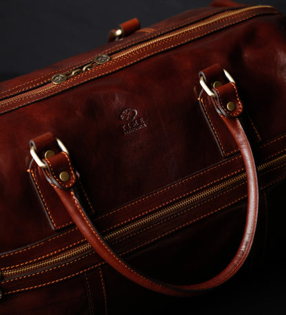 Leather Duffel Bag - To the Lighthouse