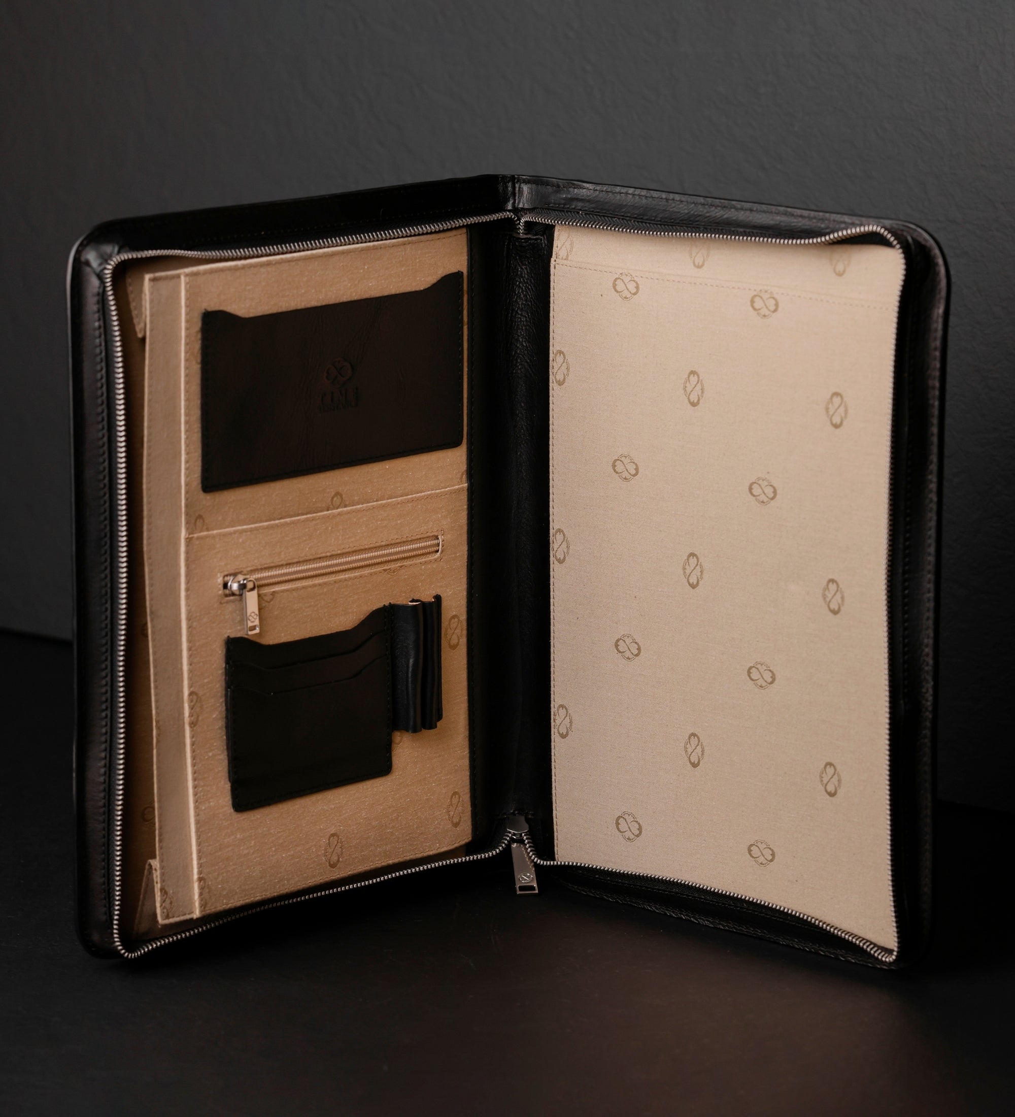 Leather A4 Documents Folder Organizer - Candide