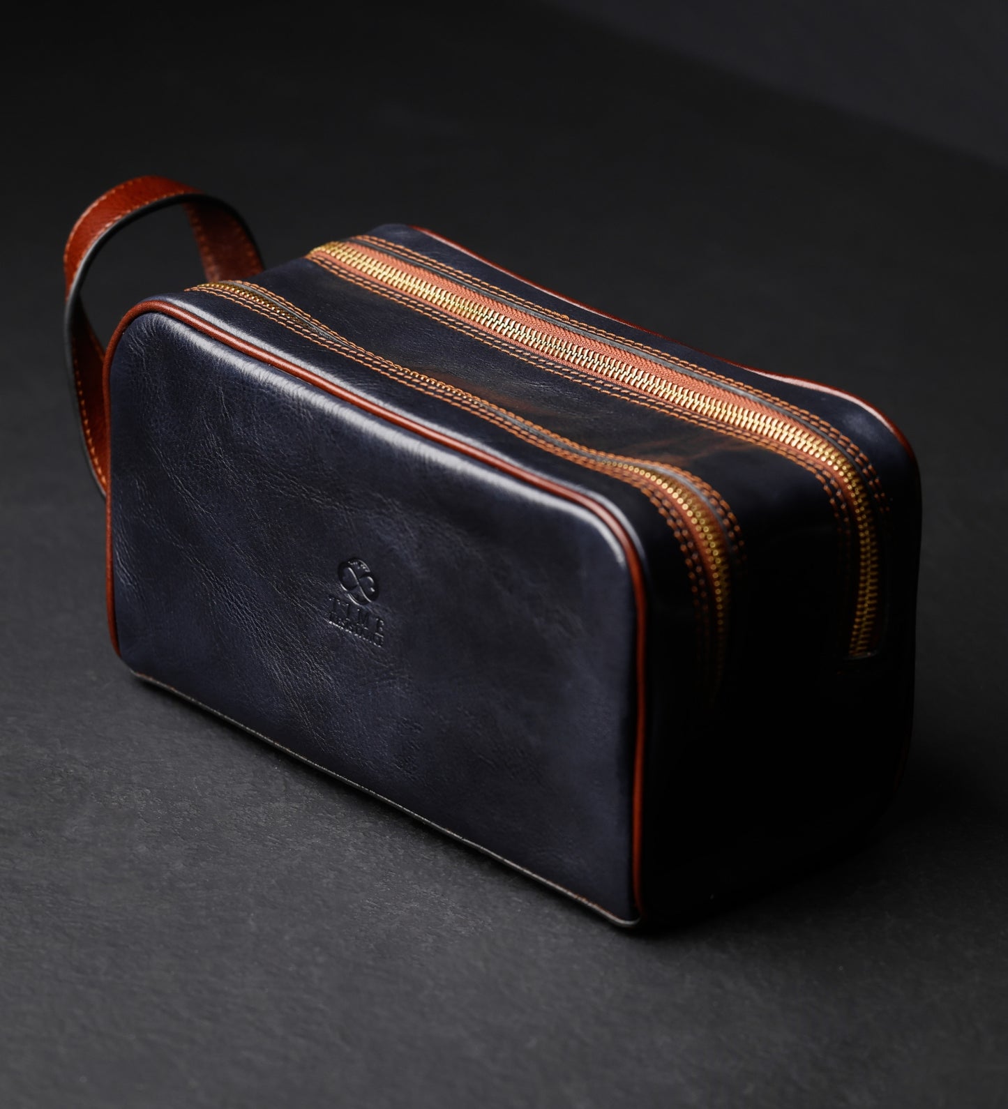 Leder-Kosmetiktasche Dopp Kit - All the Kings Men