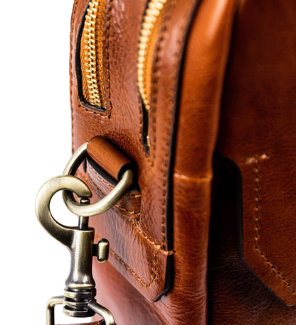 Grand sacoche en cuir pour ordinateur portable - Nostromo